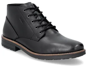 Rieker 33207-00 Mens Leather Lace Up Ankle Boot