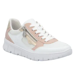 Rieker N1300-90 Womens Extra Wide Fit Lace Up Trainer