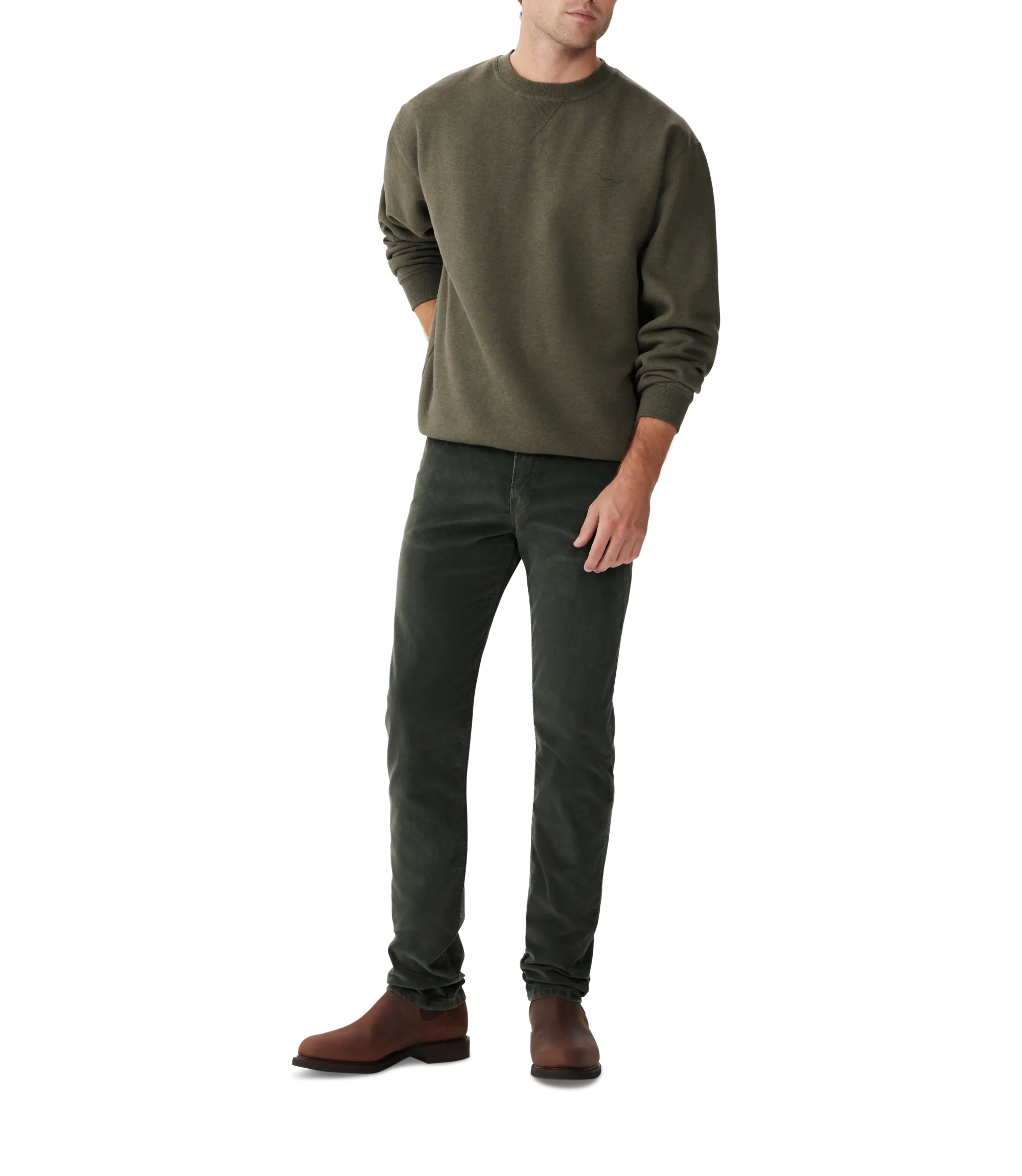 R.M.Williams - Mini Longhorn Sweatshirt - Olive