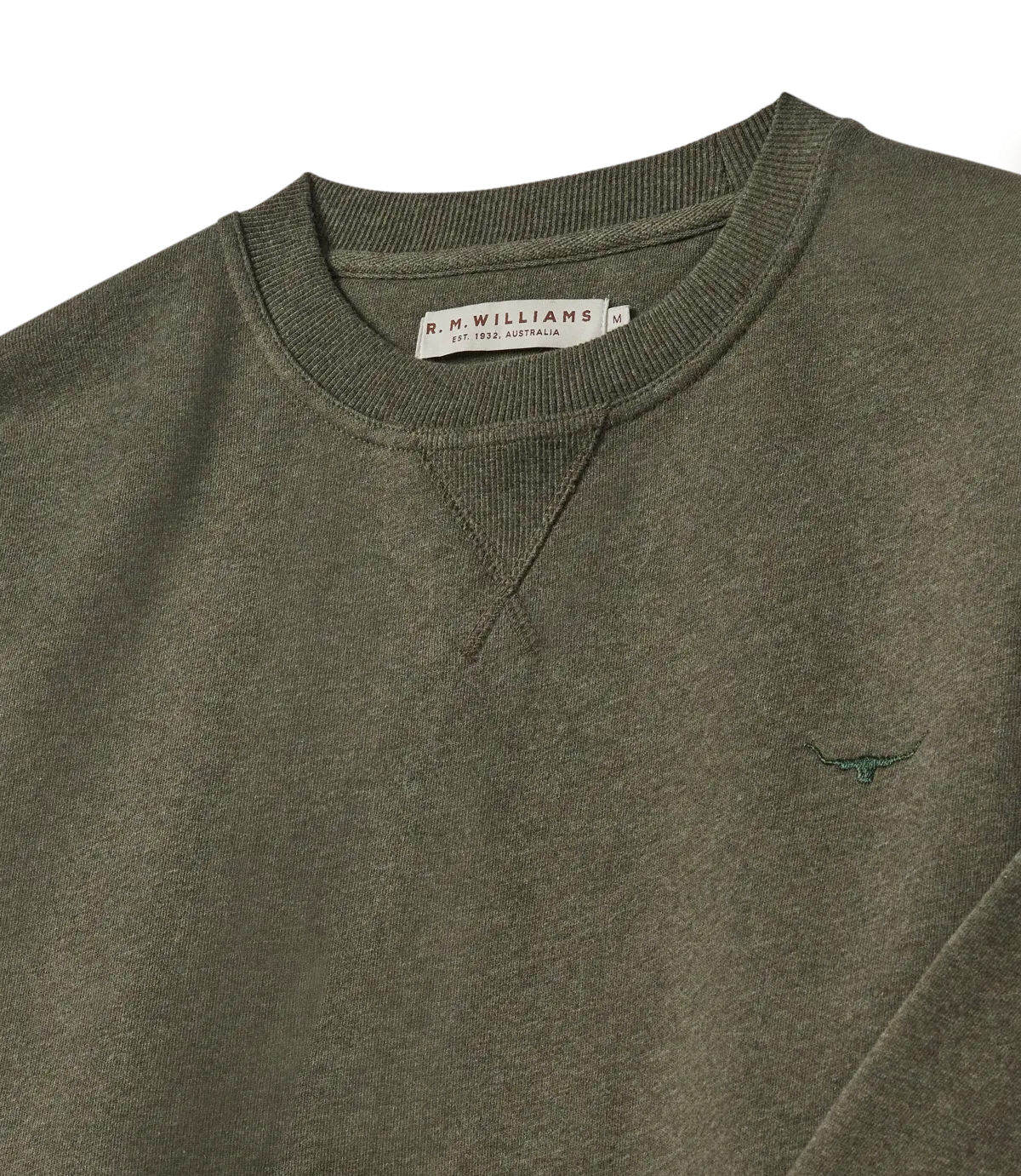 R.M.Williams - Mini Longhorn Sweatshirt - Olive