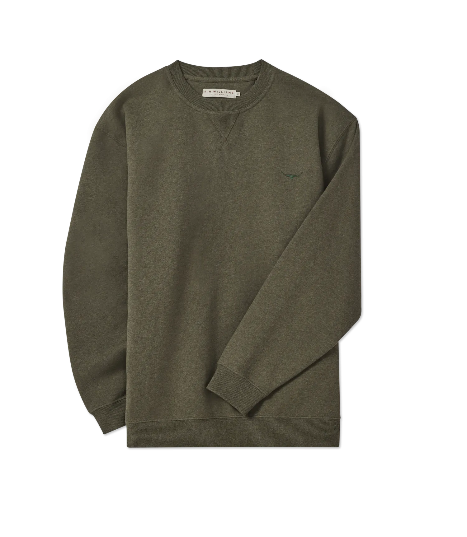 R.M.Williams - Mini Longhorn Sweatshirt - Olive