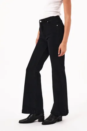 ROLLAS Womens Eastcoast Denim Flare - Black