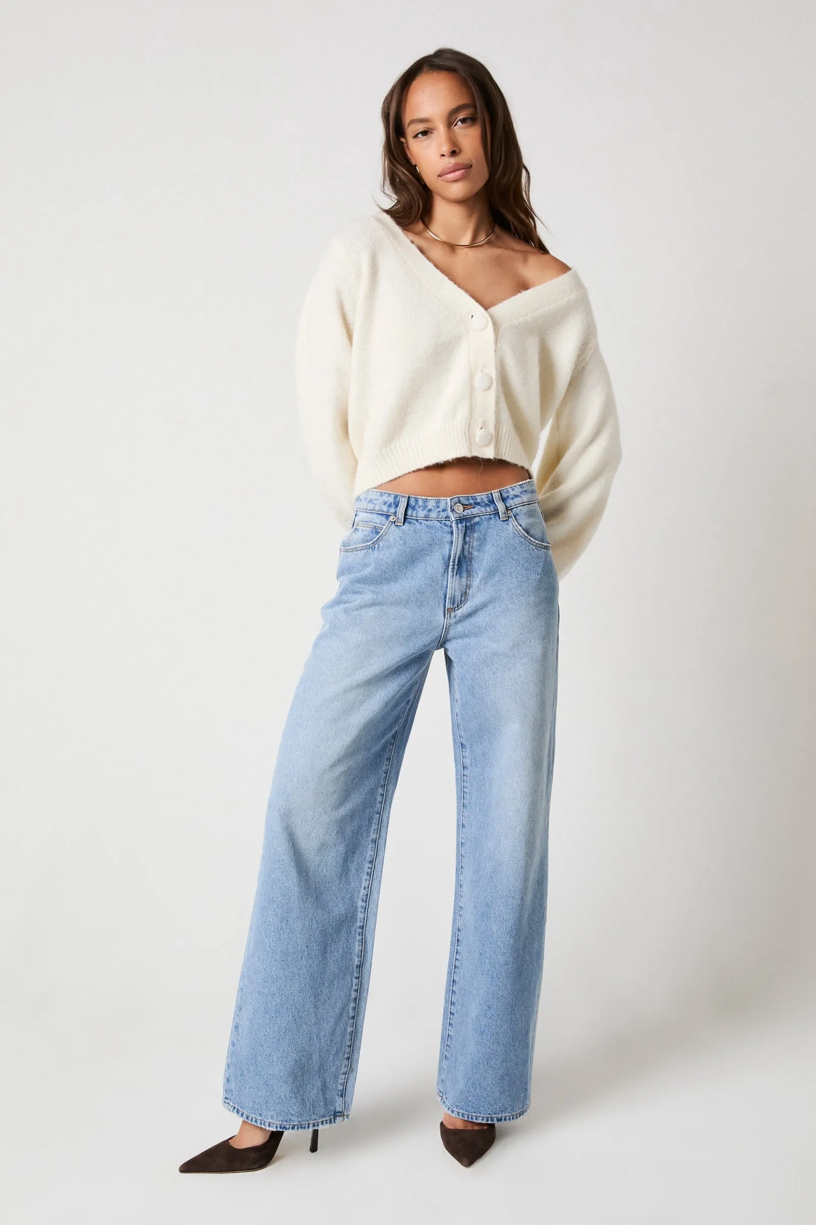 ROLLAS Womens Kate Baggy 90s Blue - Vintage Blue