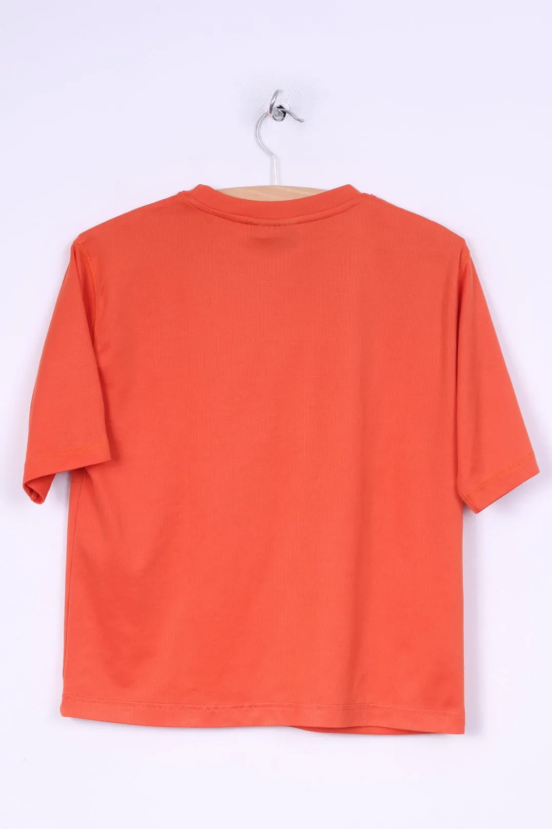 Salewa Womens  S T- Shirt Crew Orange Short Sleeve Summer Top Outdoor
