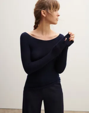Seamless extrafine roll-neck jumper Eric Bompard