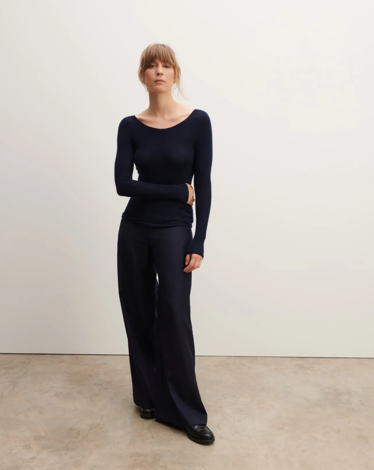 Seamless extrafine roll-neck jumper Eric Bompard