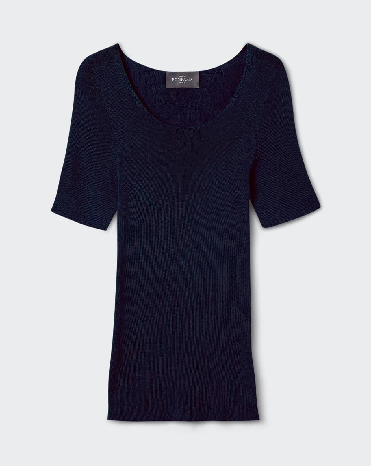 Seamless round neck jumper Eric Bompard