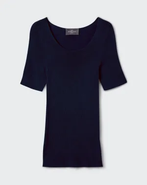 Seamless round neck jumper Eric Bompard