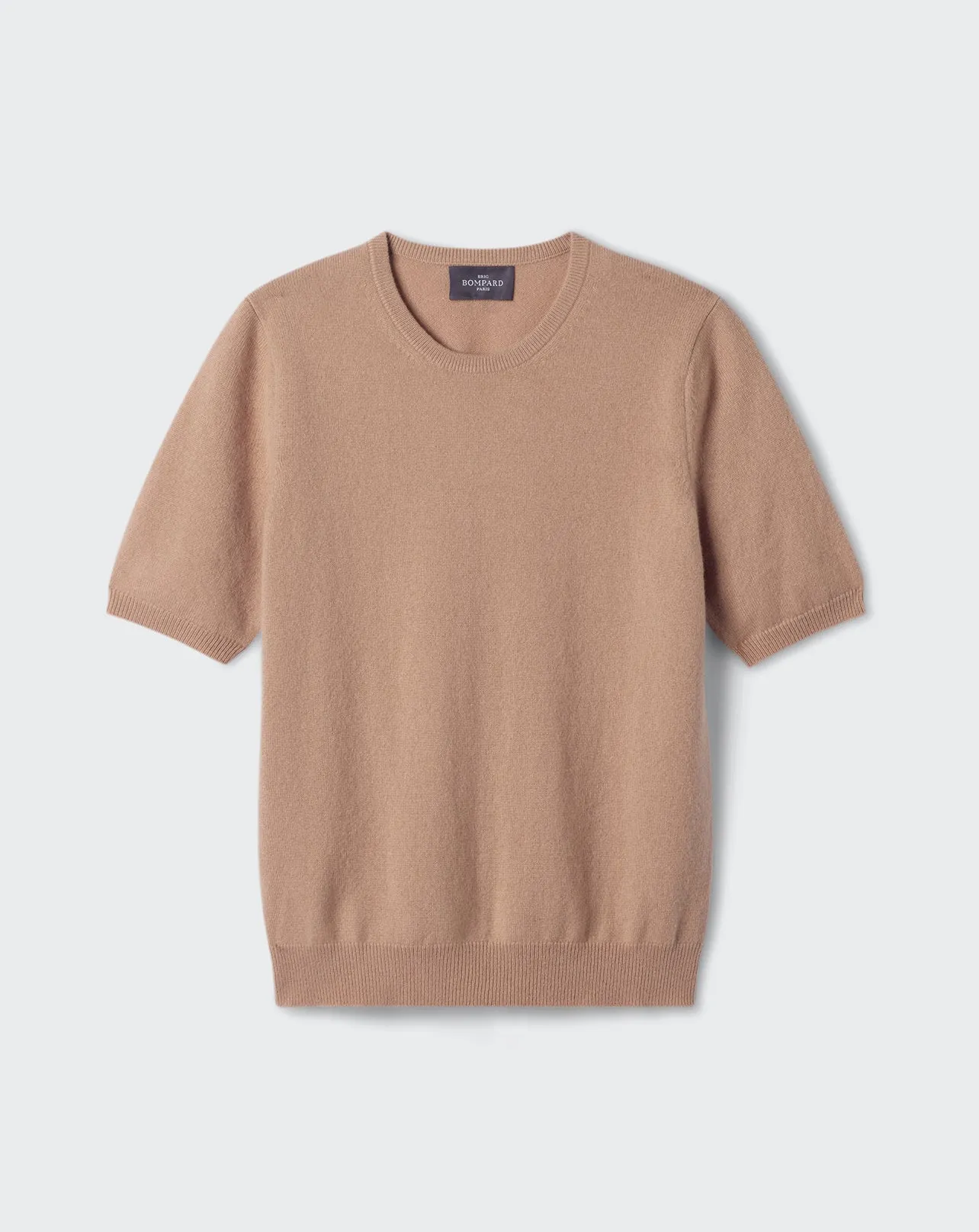 Short-sleeved round neck pullover Eric Bompard