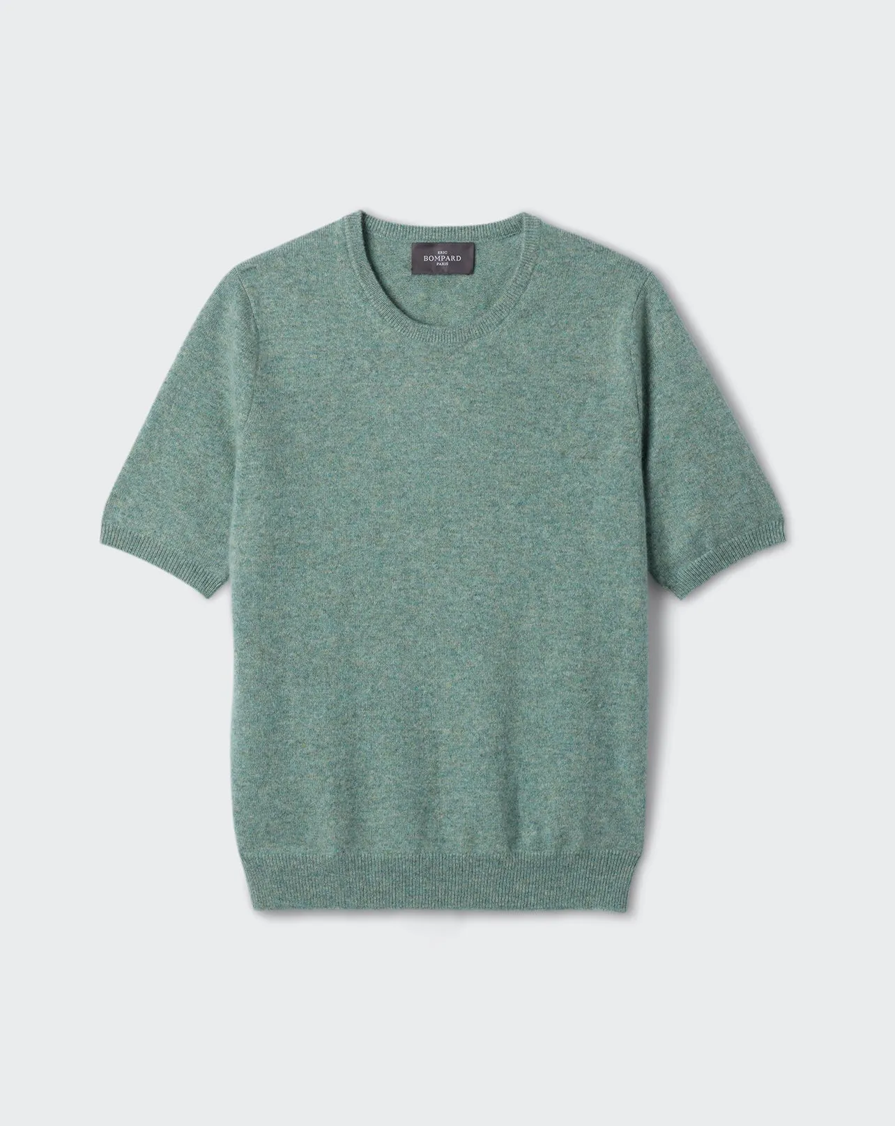 Short-sleeved round neck pullover Eric Bompard