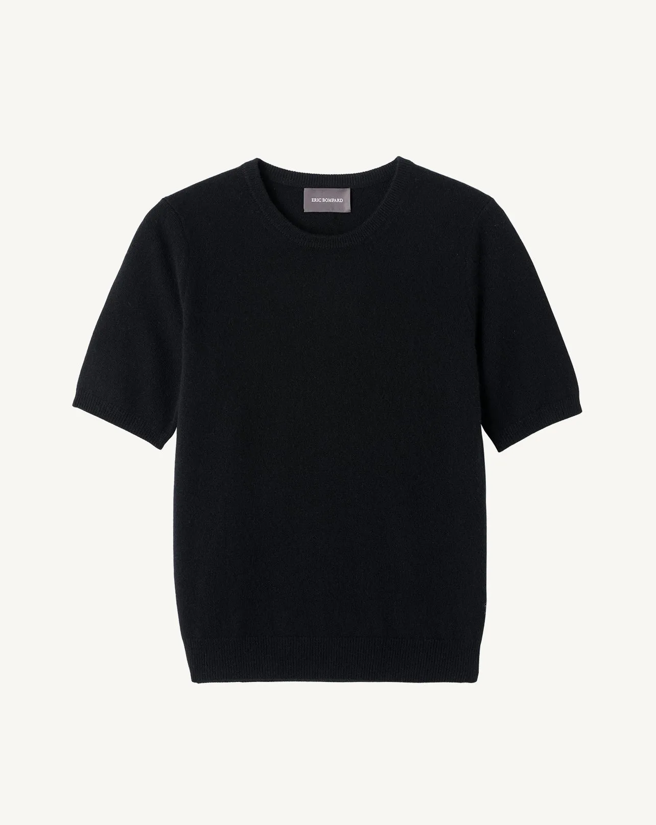 Short-sleeved round neck pullover Eric Bompard