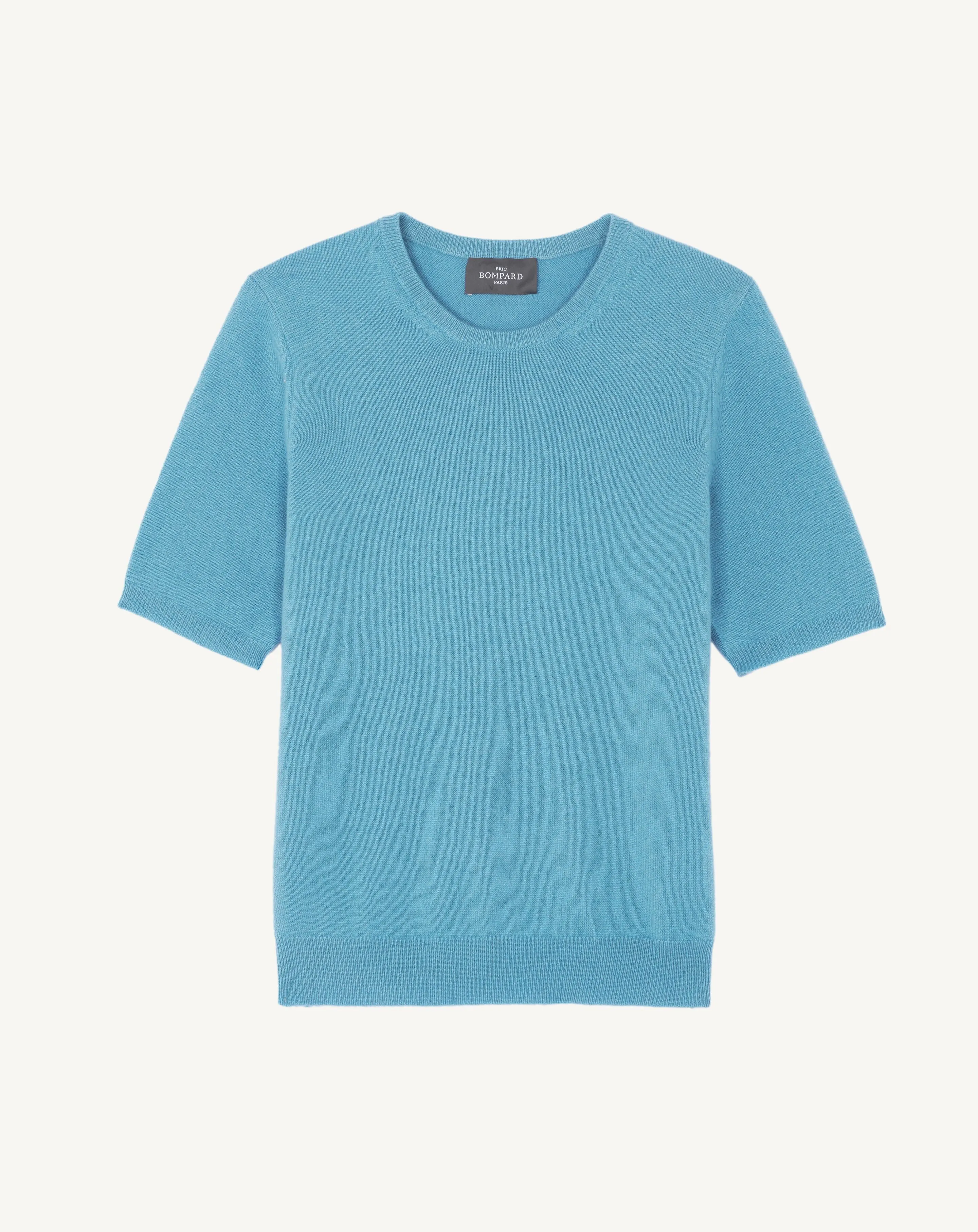 Short-sleeved round neck pullover Eric Bompard