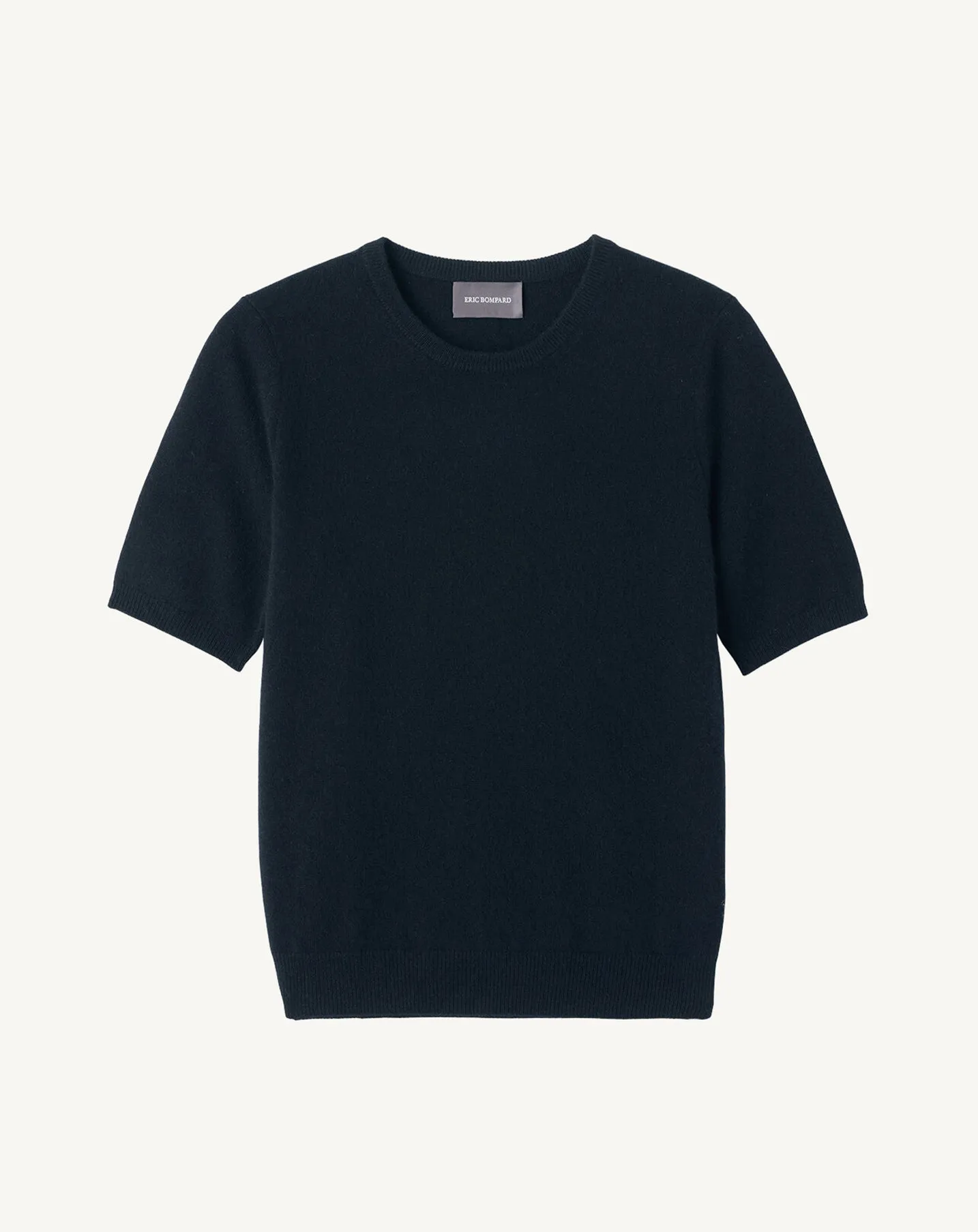 Short-sleeved round neck pullover Eric Bompard