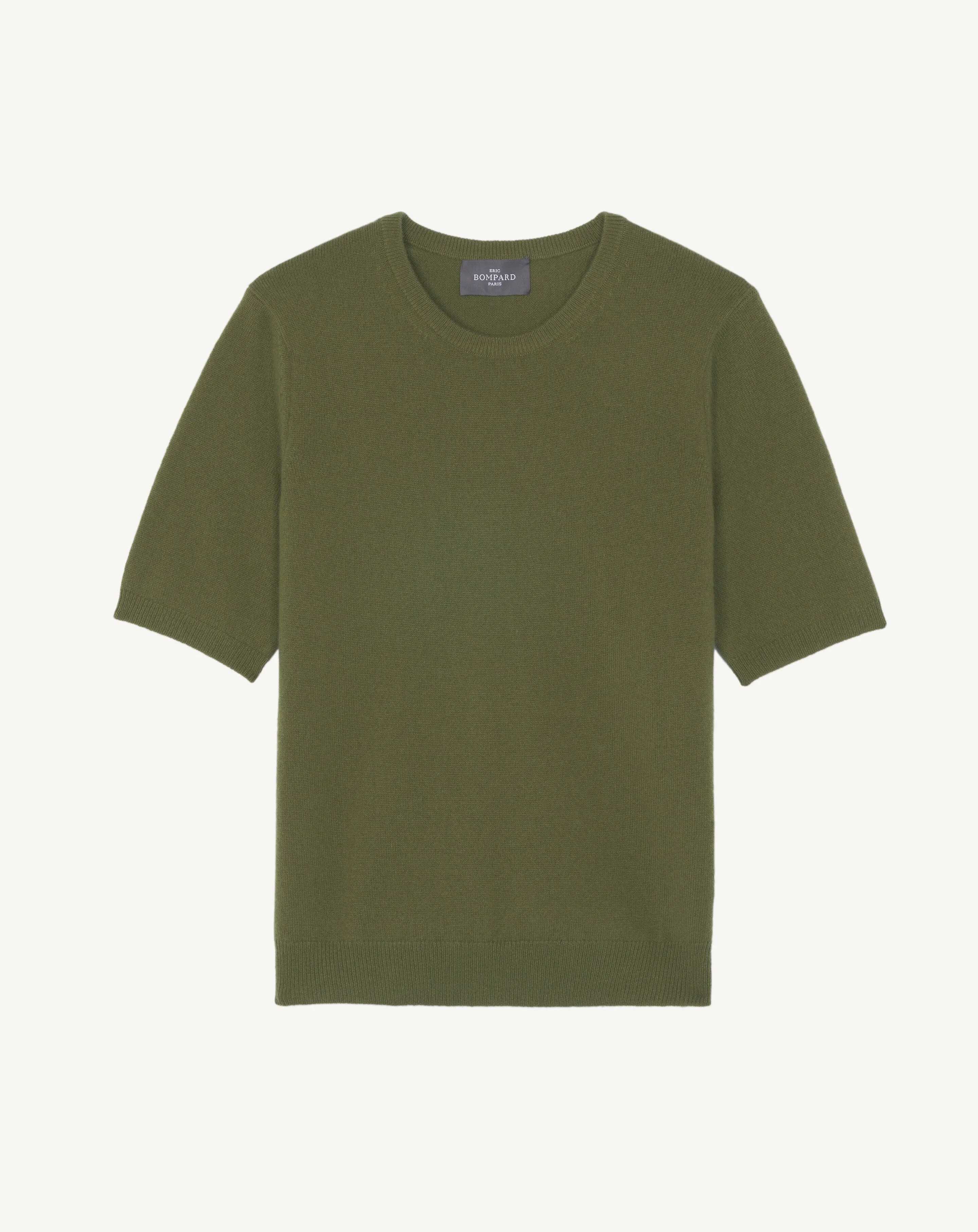 Short-sleeved round neck pullover Eric Bompard