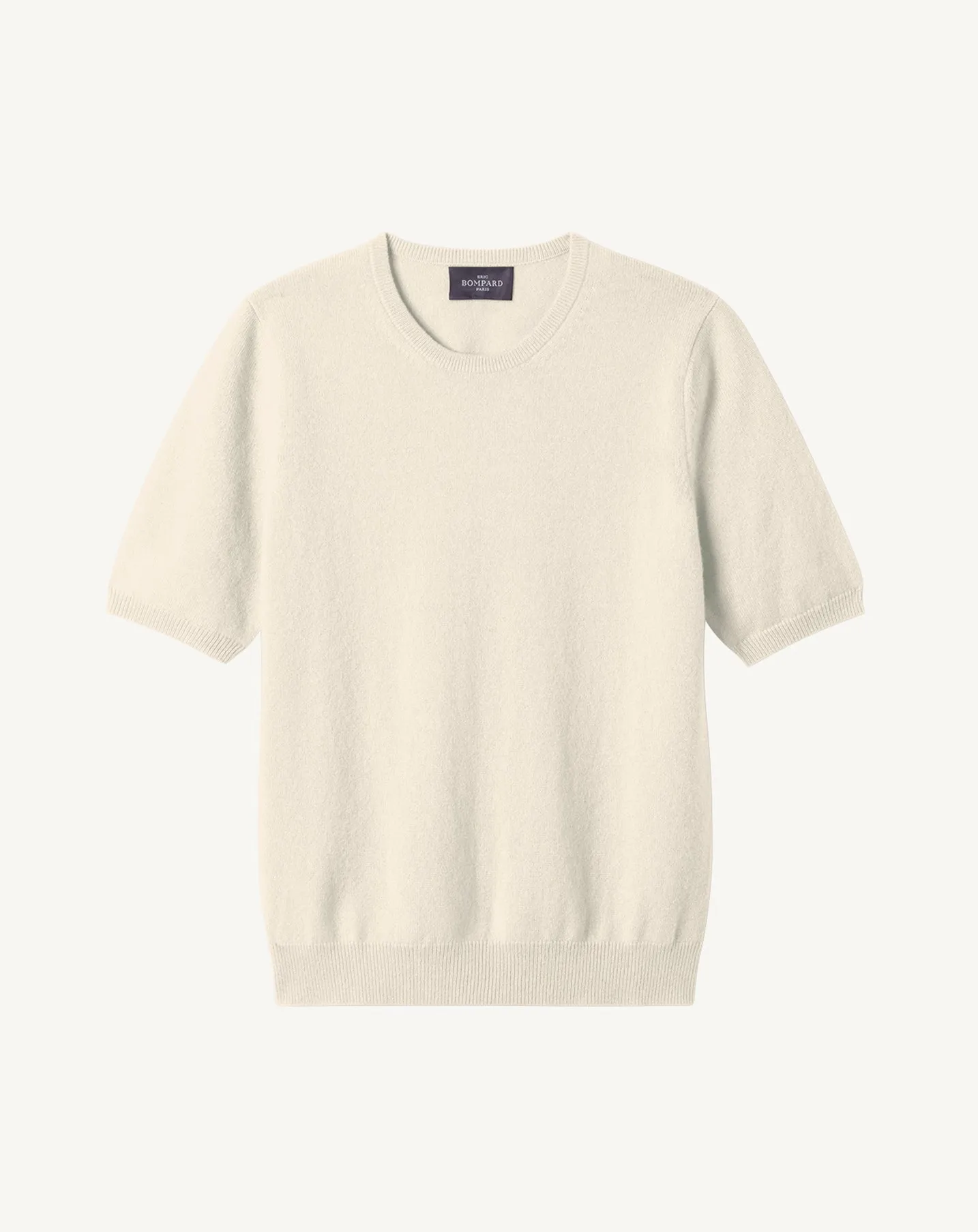 Short-sleeved round neck pullover Eric Bompard