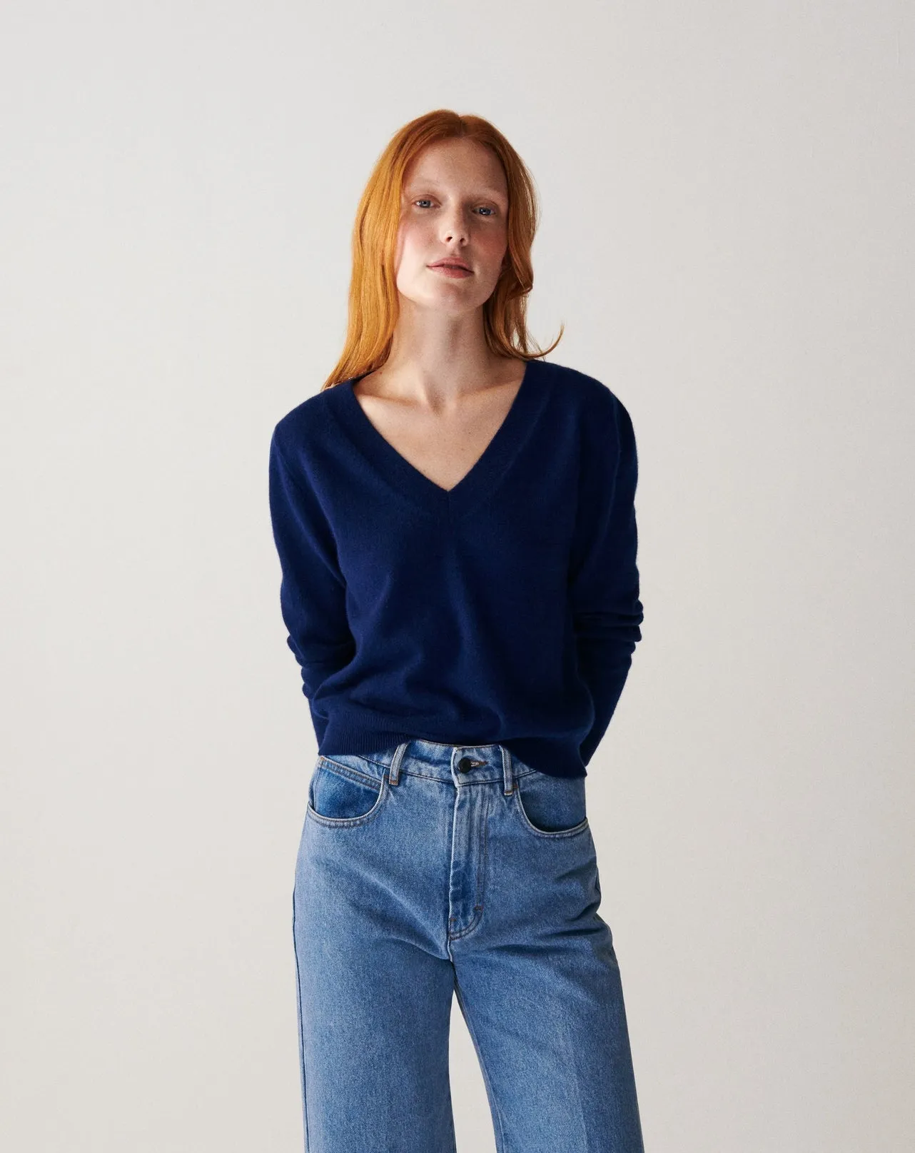 Short V-neck jumper Eric Bompard