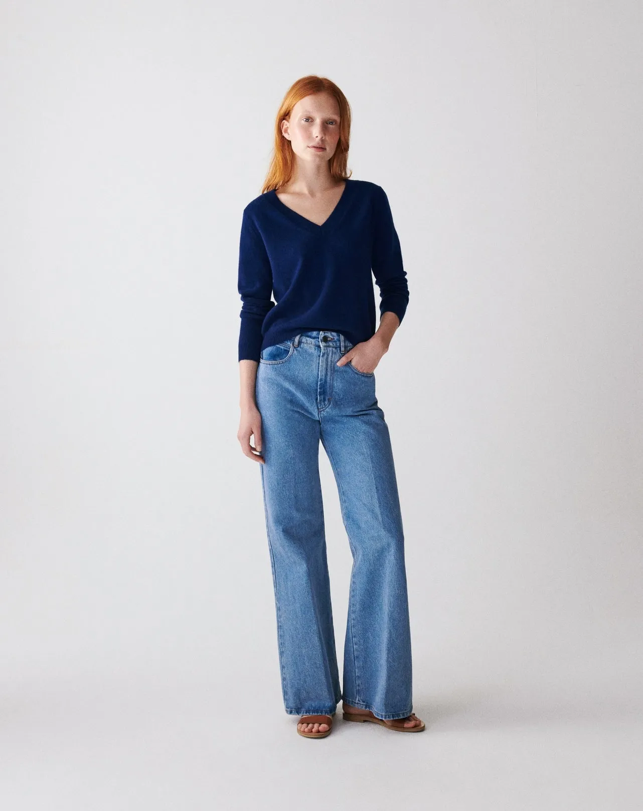 Short V-neck jumper Eric Bompard
