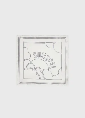 Silk Pocket Square in Ecru Sunspel