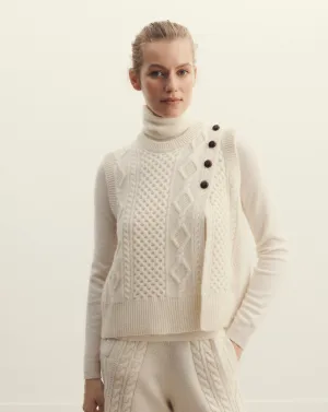 Sleeveless round neck pullover Eric Bompard