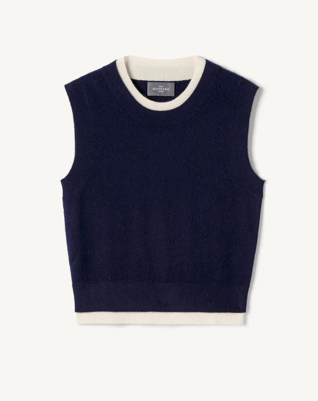 Sleeveless round neck top Eric Bompard