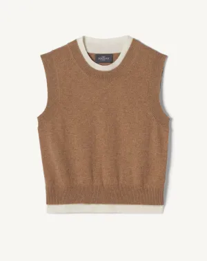 Sleeveless round neck top Eric Bompard