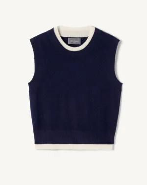 Sleeveless round neck top Eric Bompard