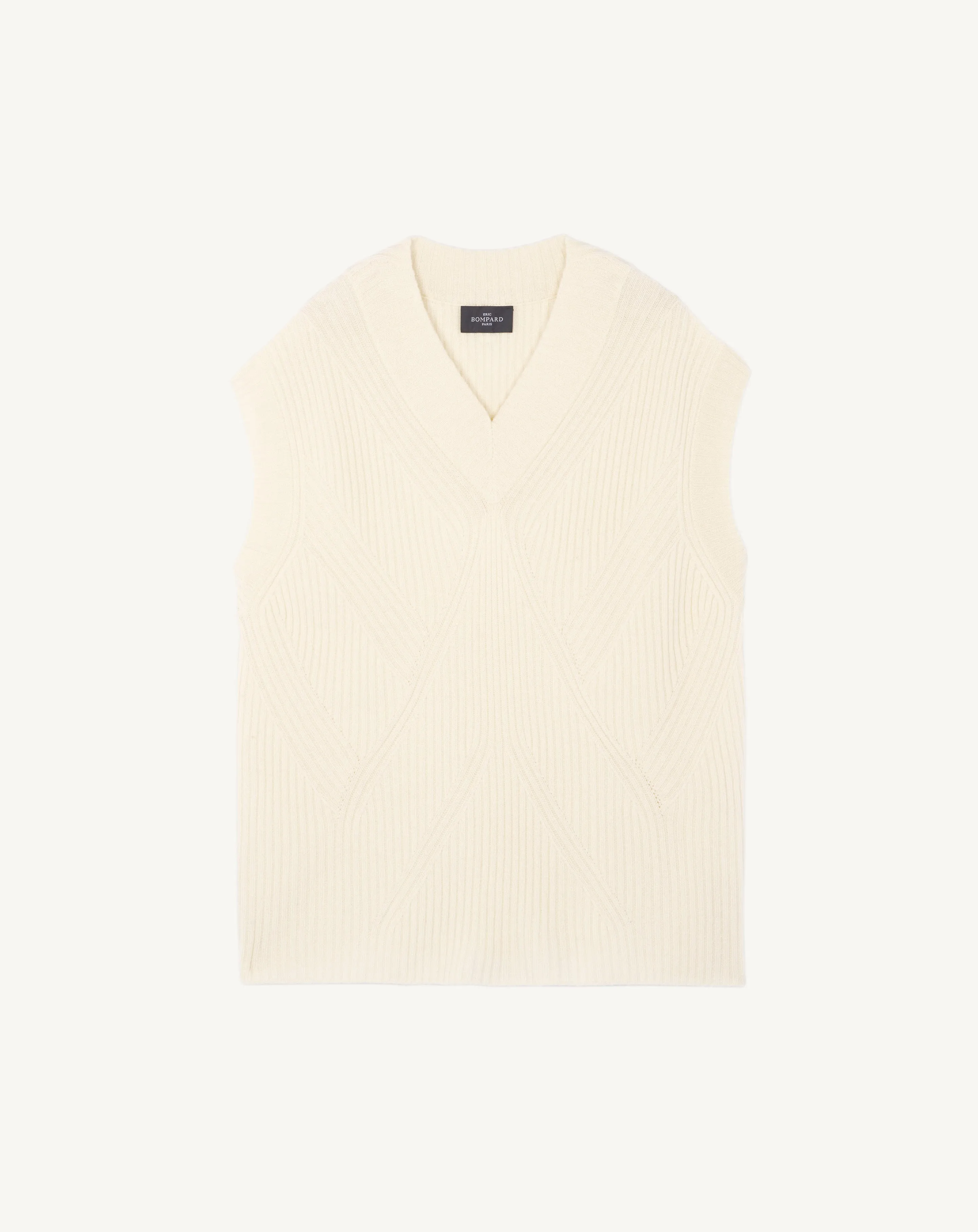 Sleeveless V-neck pullover Eric Bompard