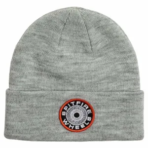 Spitfire - Classic 87 Swirl Patch Cuff Beanie Heather Grey