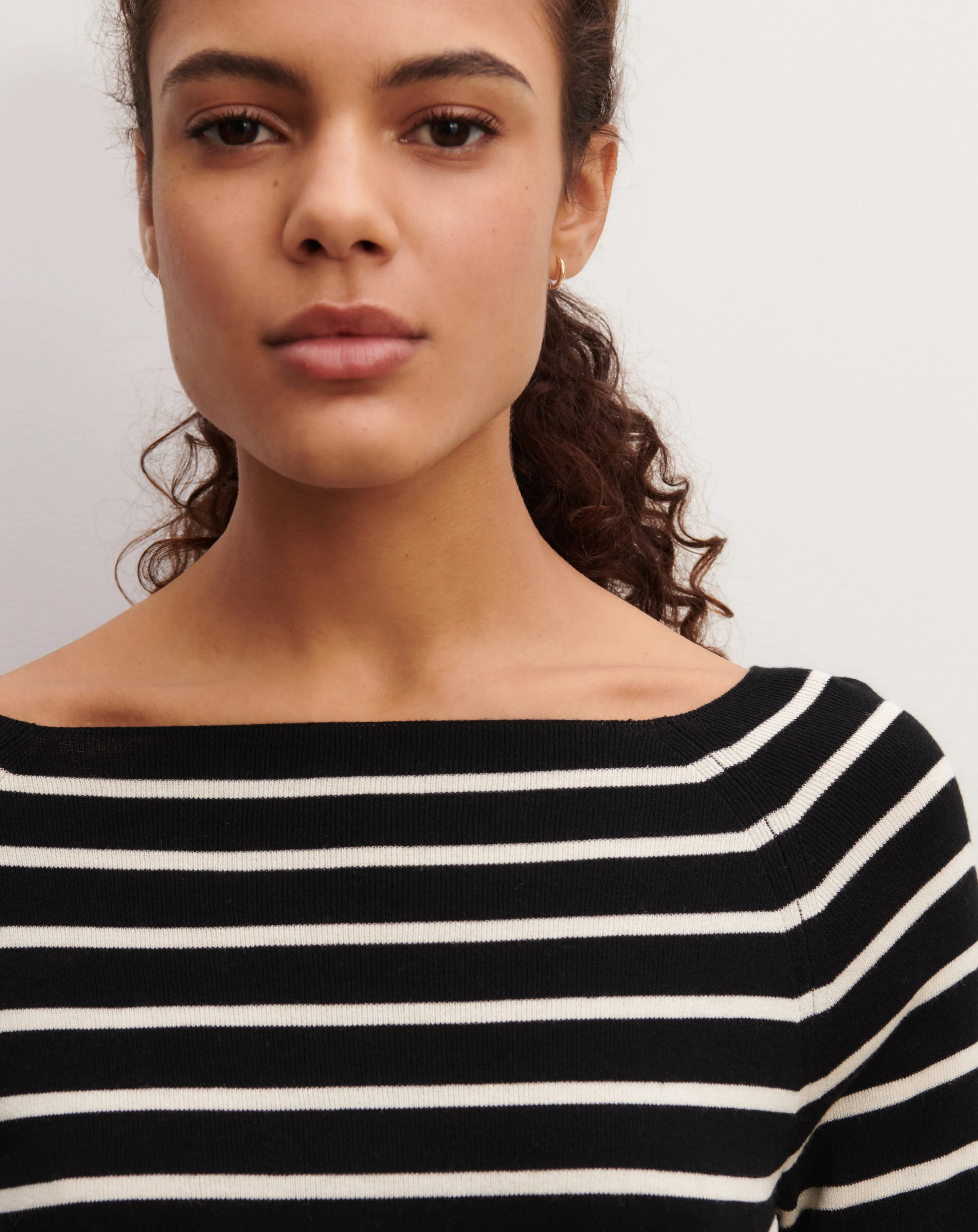 Square neck sailor-style top  Eric Bompard