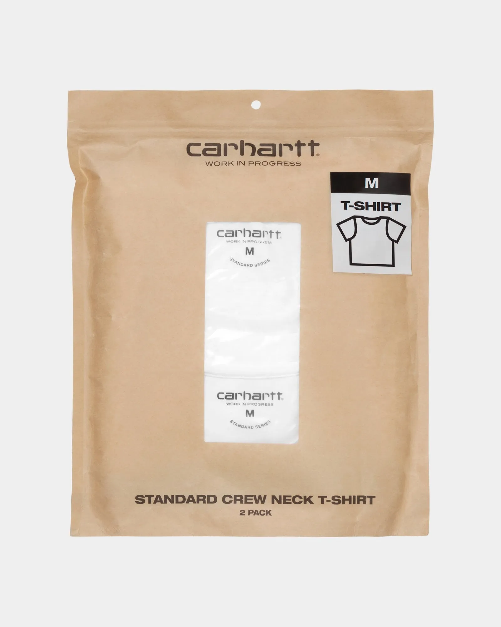 Standard Crew Neck T-Shirt (2 Pack) | White   White Carhartt WIP