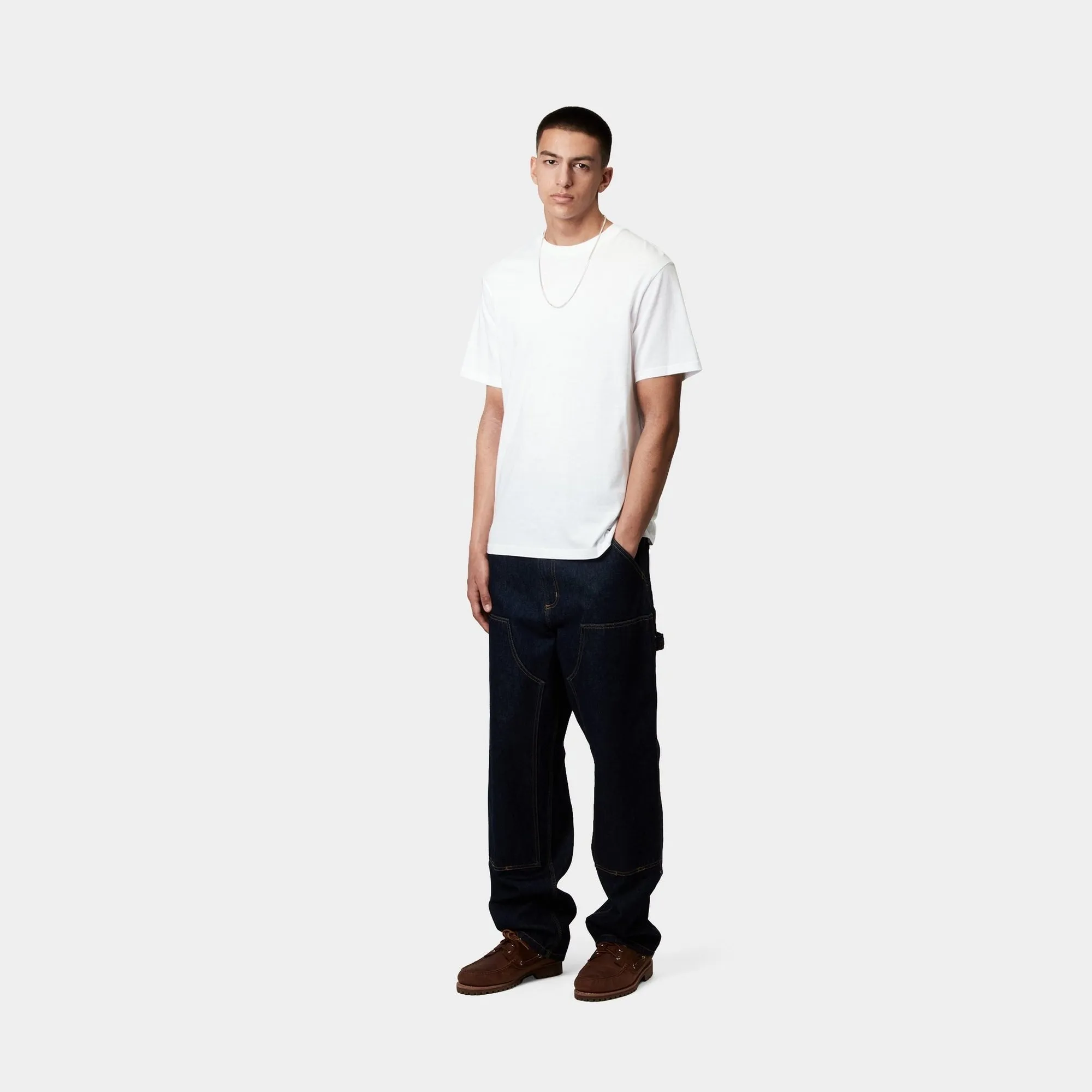 Standard Crew Neck T-Shirt (2 Pack) | White   White Carhartt WIP