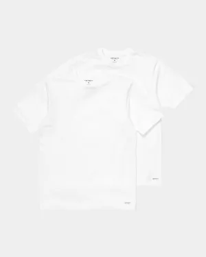 Standard Crew Neck T-Shirt (2 Pack) | White   White Carhartt WIP