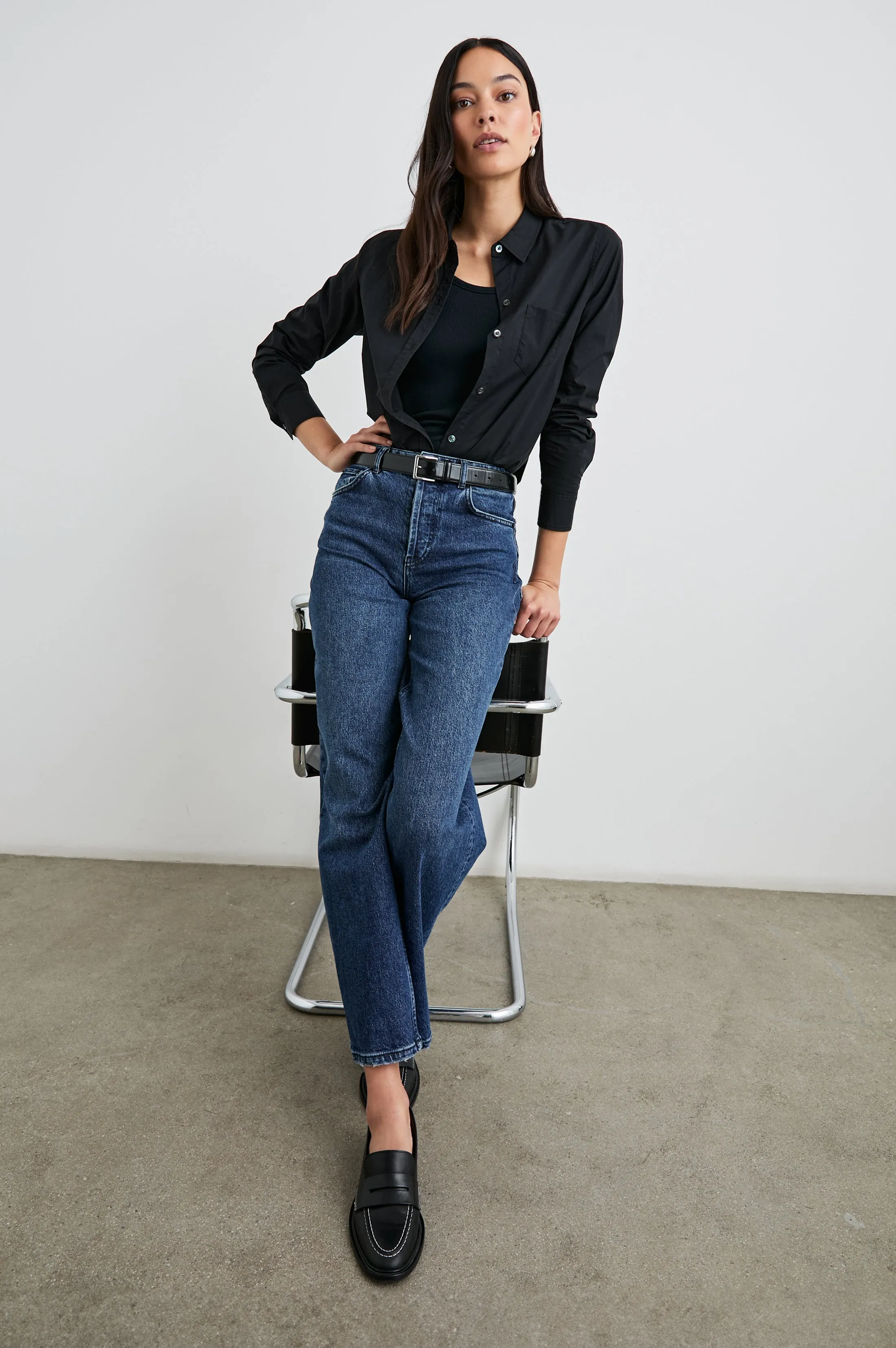 STINA SHIRT - BLACK Rails