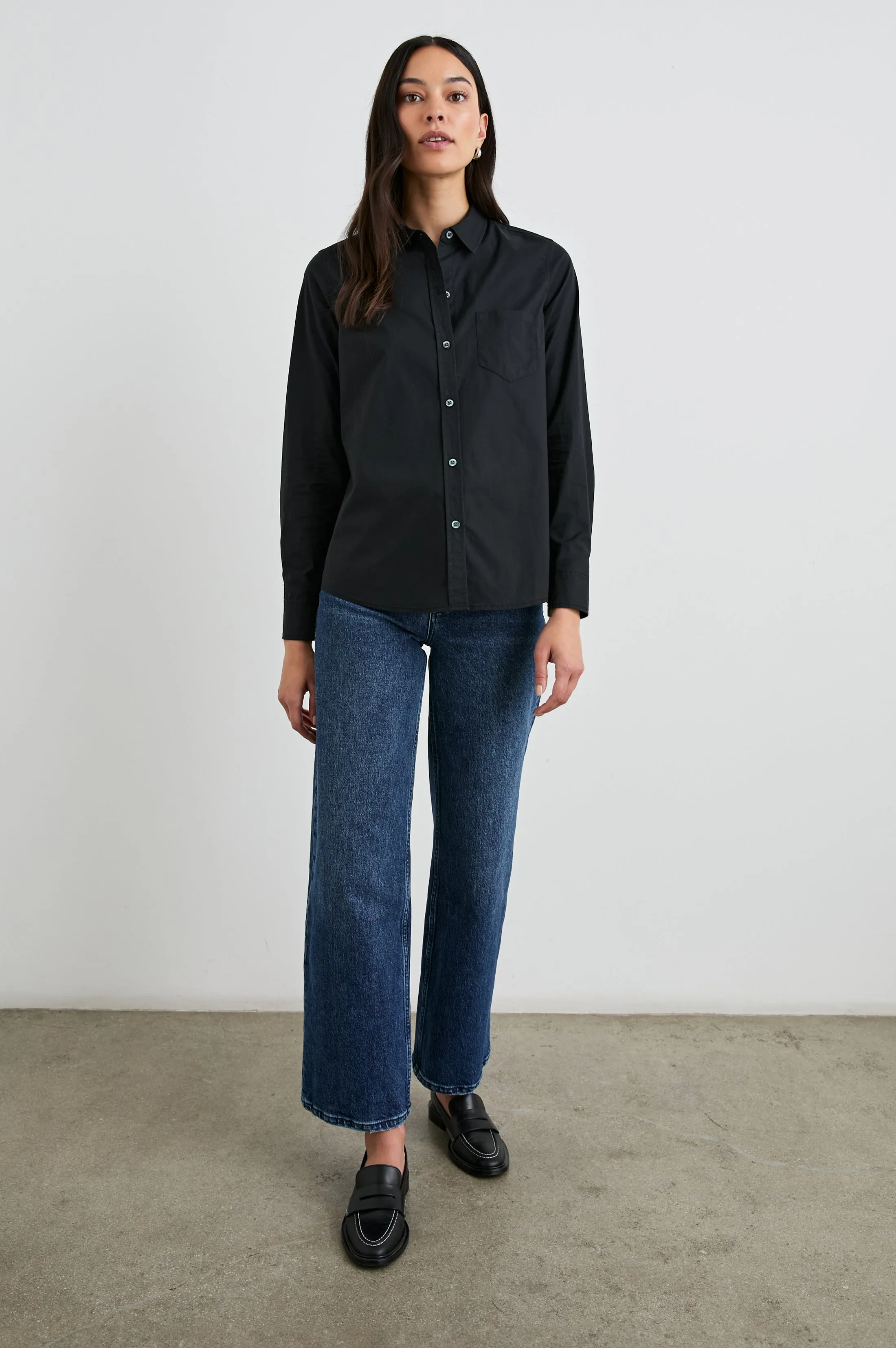 STINA SHIRT - BLACK Rails
