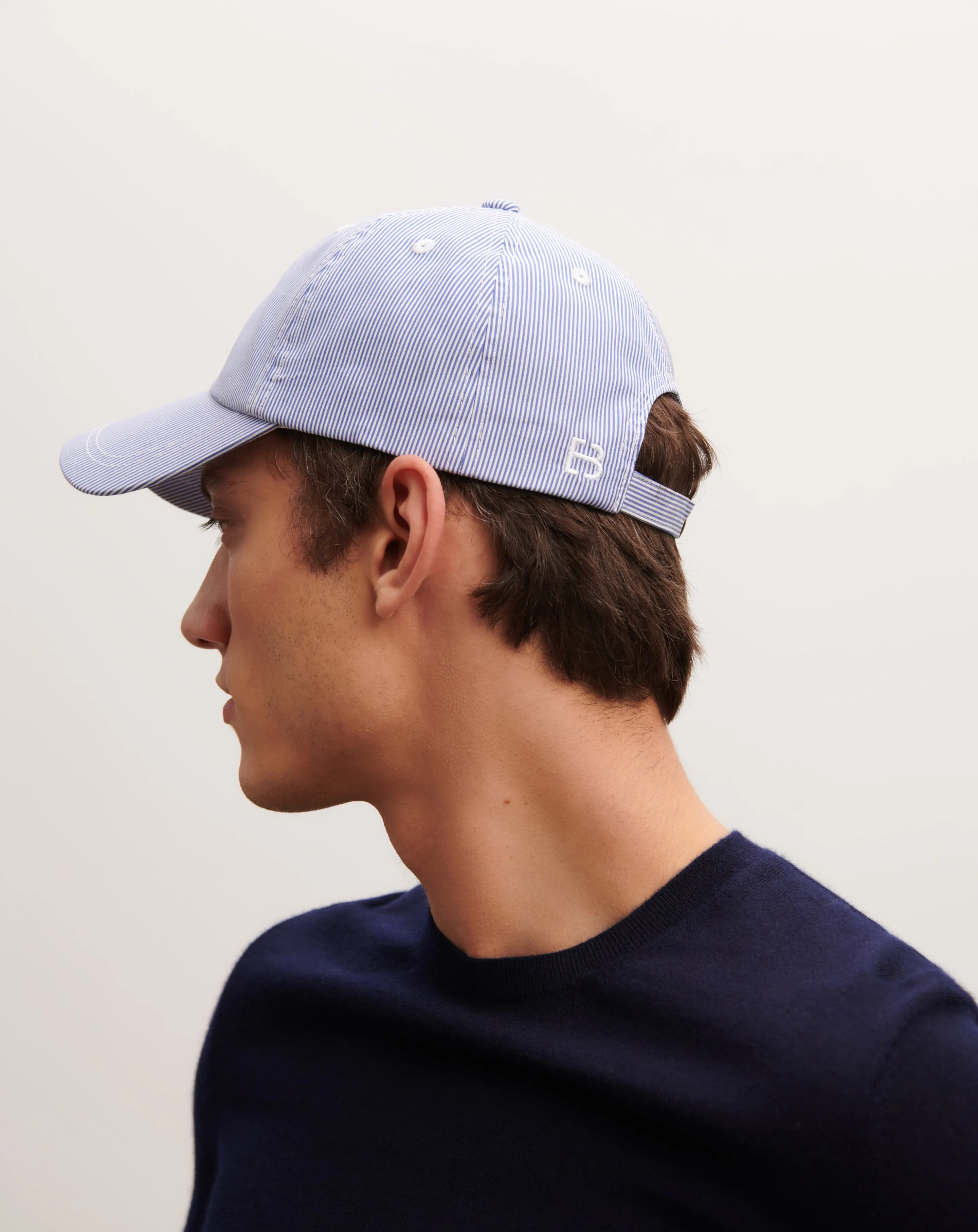 Striped cap Eric Bompard