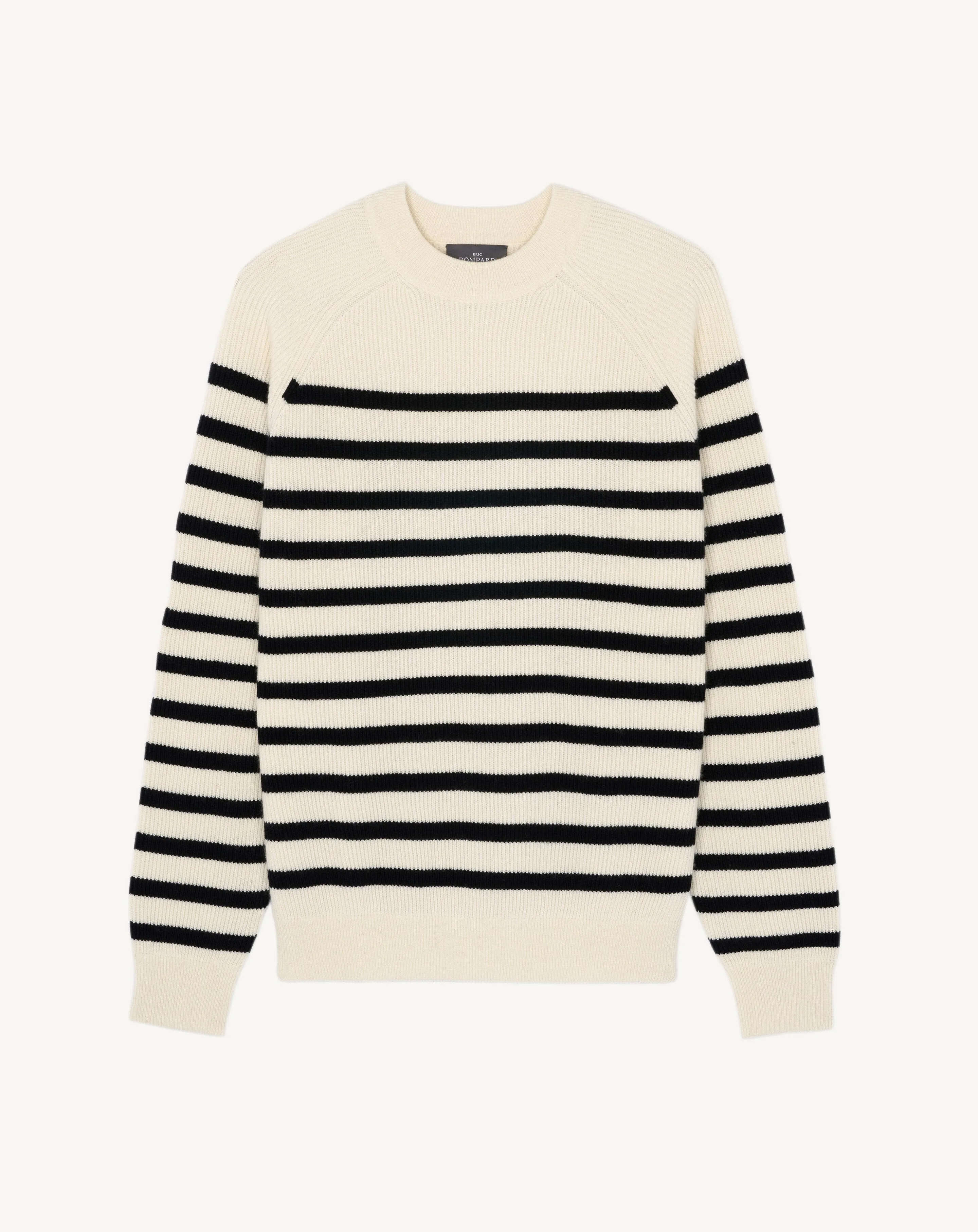 Striped round neck pullover Eric Bompard
