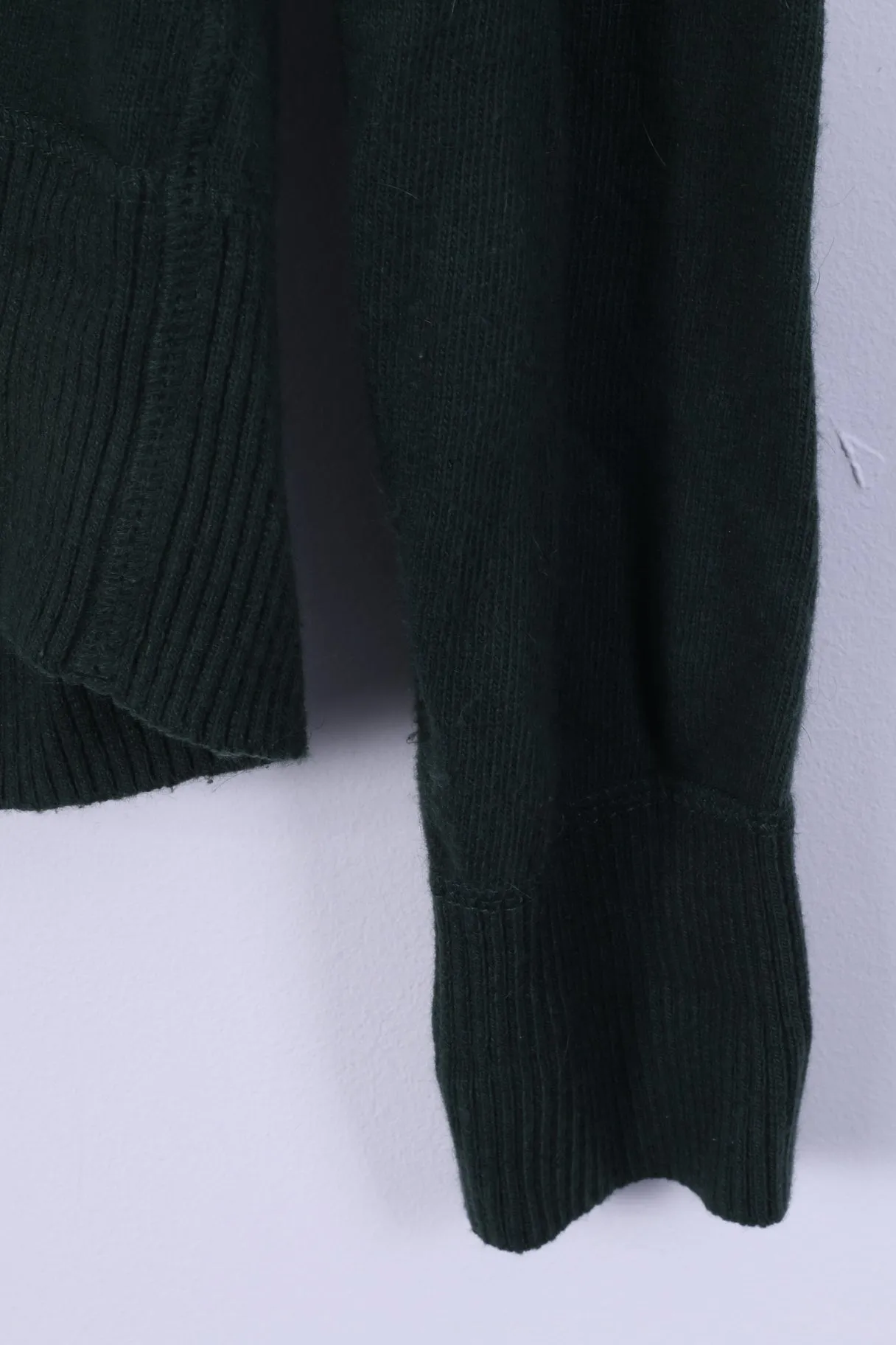Superdry Mens M Jumper Green Cotton Japan Sweater Crew Neck