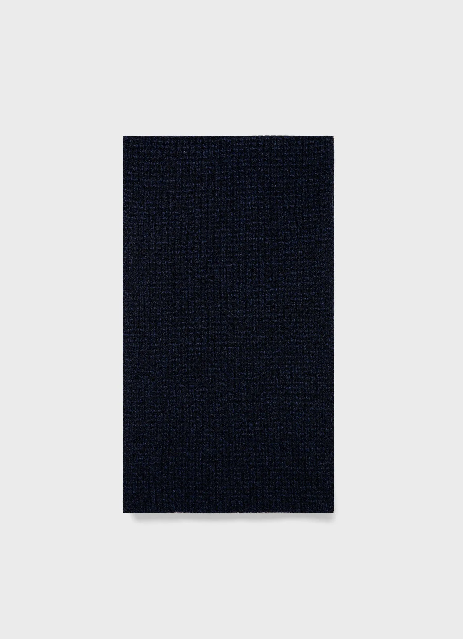 Textured Waffle Scarf in Navy Sunspel