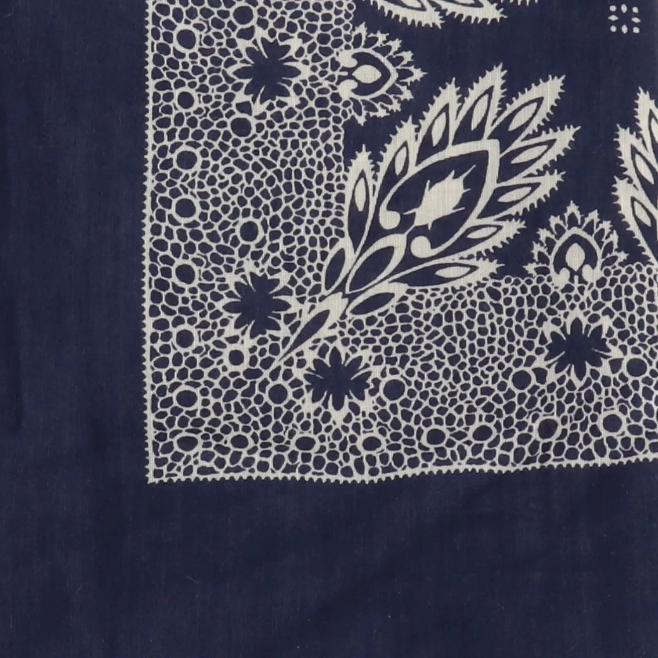Tom Ford Mens Blue Pocket Square