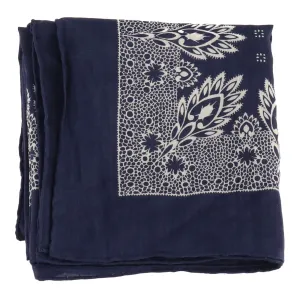 Tom Ford Mens Blue Pocket Square