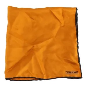 Tom Ford Mens Orange Pocket Square