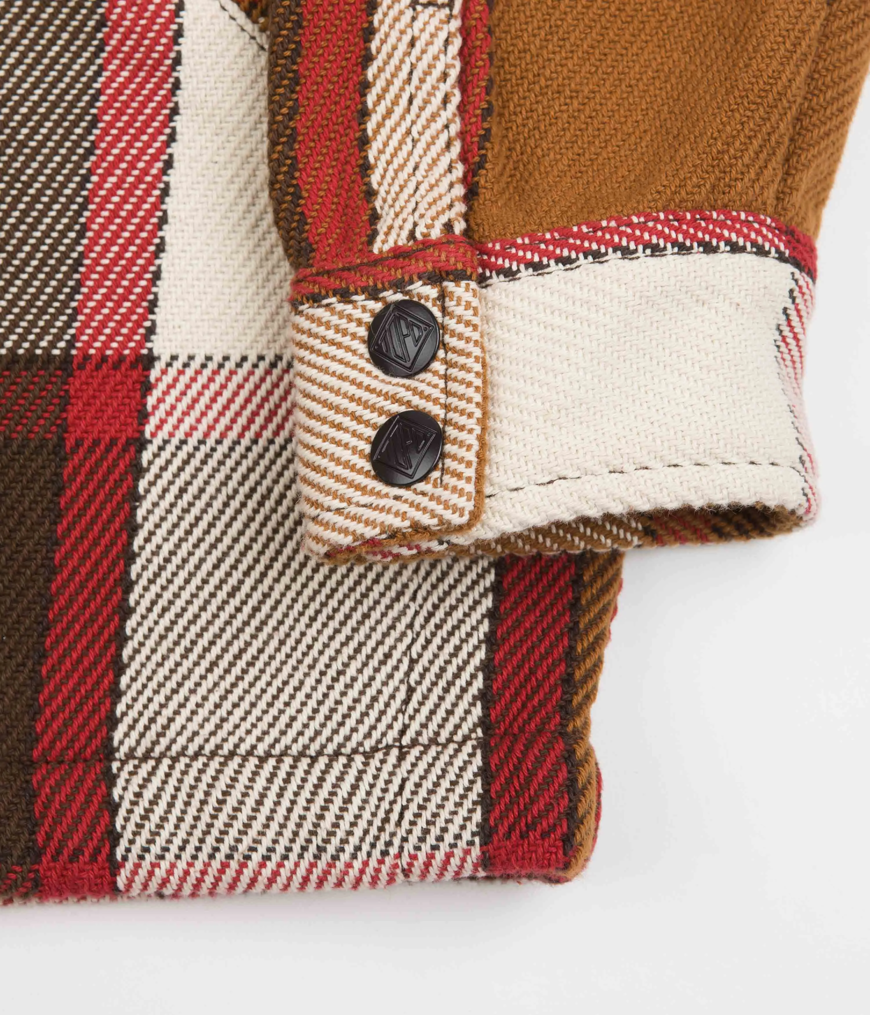 Topo Designs Womens Mountain Shirt Jacket - Brown / Natural Plaid