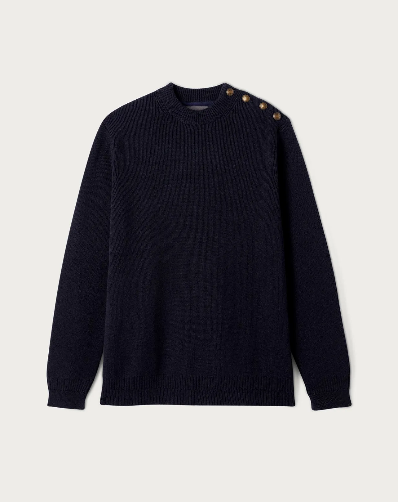Turtleneck jumper with buttoned shoulder Eric Bompard