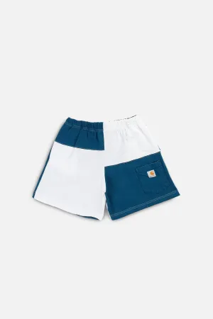 Unisex Rework Carhartt Patchwork Tee Shorts - M Frankie