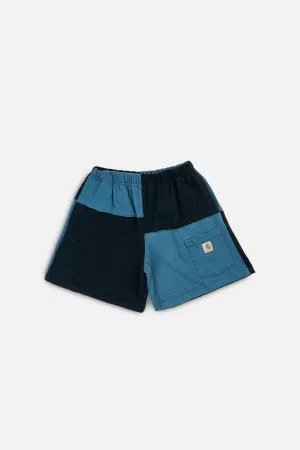Unisex Rework Carhartt Patchwork Tee Shorts - M Frankie