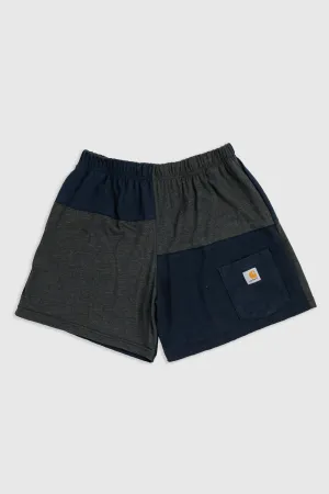 Unisex Rework Carhartt Patchwork Tee Shorts - M, L Frankie