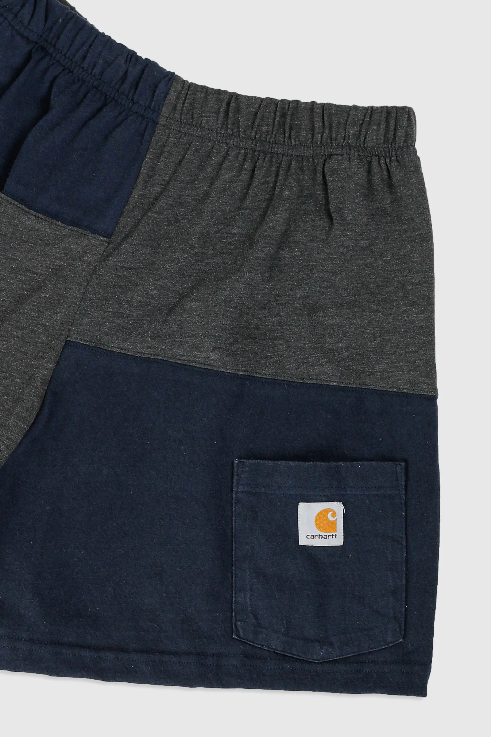 Unisex Rework Carhartt Patchwork Tee Shorts - M, L Frankie