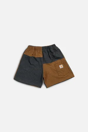 Unisex Rework Carhartt Patchwork Tee Shorts - XS Frankie
