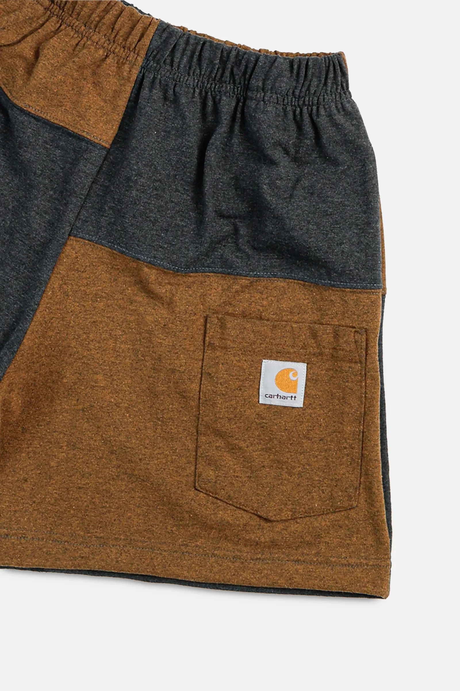 Unisex Rework Carhartt Patchwork Tee Shorts - XS Frankie