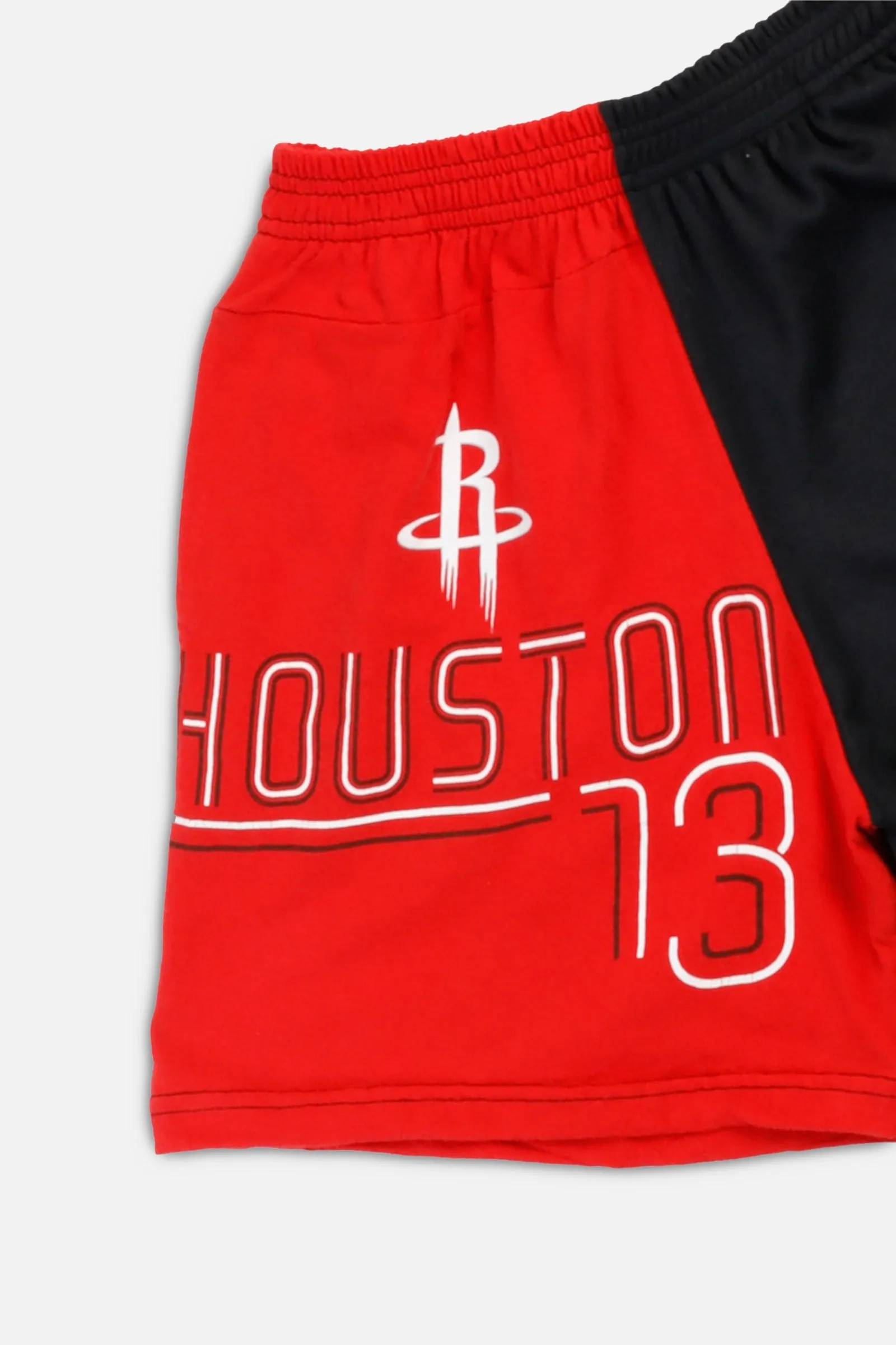 Unisex Rework Houston Rockets NBA Tee Shorts - XS Frankie